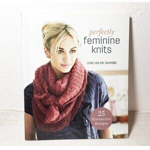 NWOT, Knitting Book "Perfectly Feminine Knits"  25 beautiful designs!